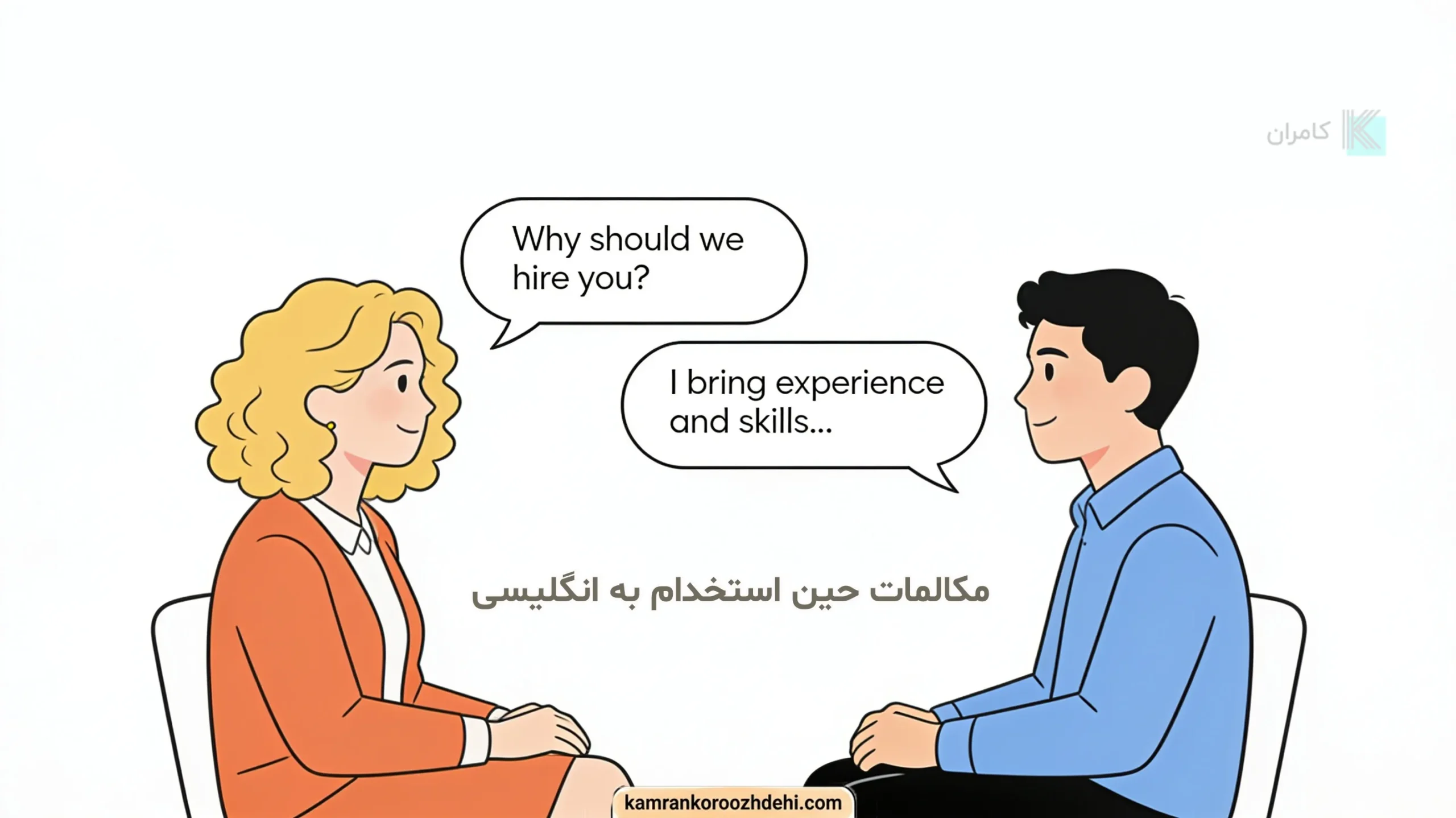 اصطلاحات و مکالمات حین استخدام و مصاحبه شغلی به انگلیسی
