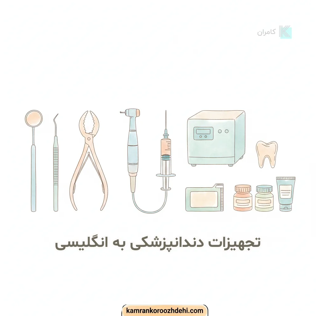 تجهیزات داندانپزشکی به انگلیسی