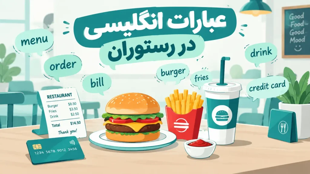 کلمات انگلیسی در رستوران