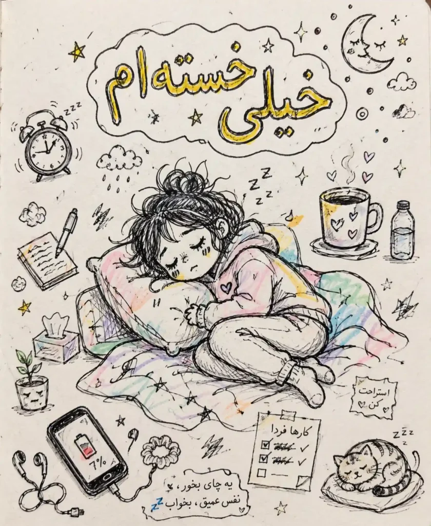 خیلی خستهام
