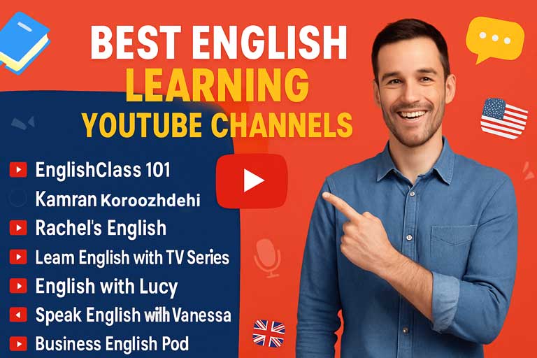 کانال یوتیوب برای آموزش زبان انگلیسی