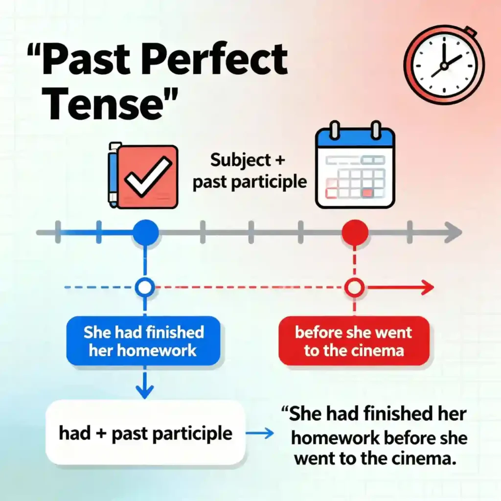 ترتیب اتفاق‌ها در گذشته (مهم‌ترین کاربرد) past perfect grammar