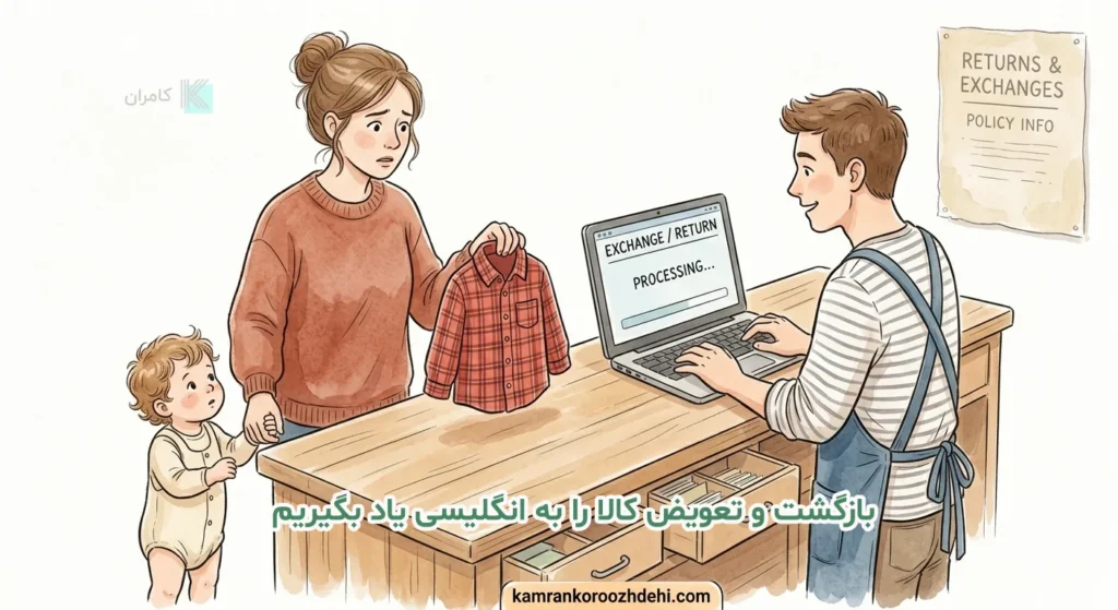 نحوه تعویض یا مرجوع کردن لباس کودک