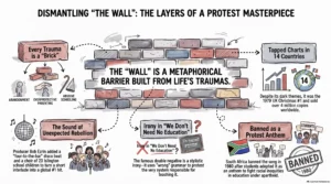 آموزشی آهنگ Another Brick in the Wall اینفوگرافی تحلیلی مضمون آهنگ