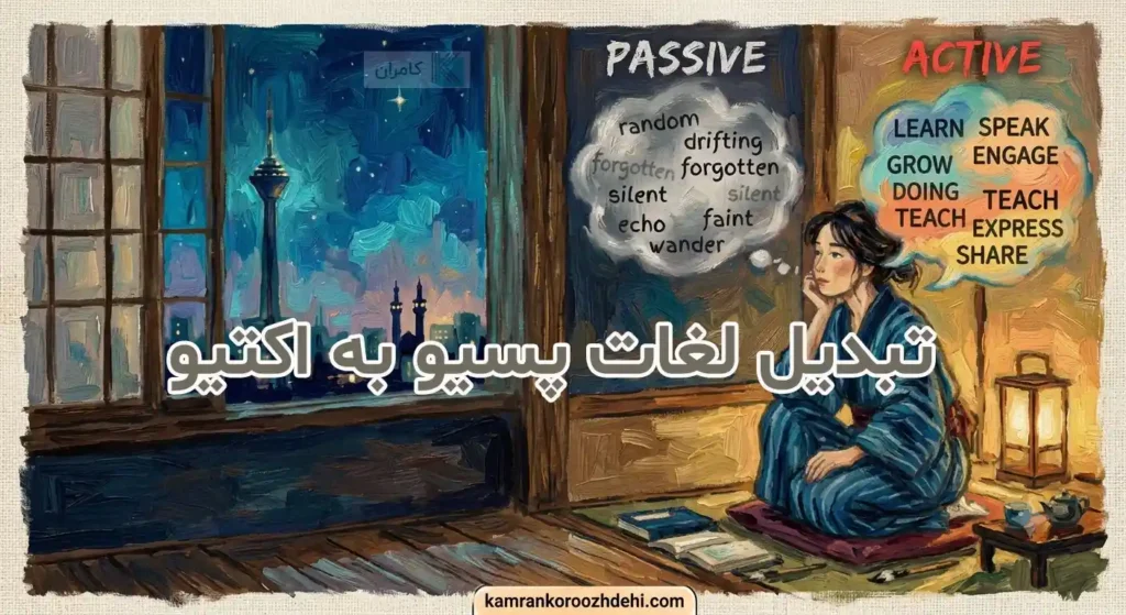 تفاوت لغات پسیو و اکتیو در یادگیری زبان انگلیسی