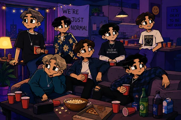 ورهمی دوستانه BTS، آموزش زبان انگلیسی با آهنگ Normal برای تقویت مهارت شنیداری