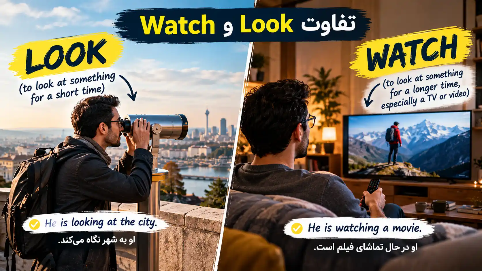 تفاوت Look و Watch