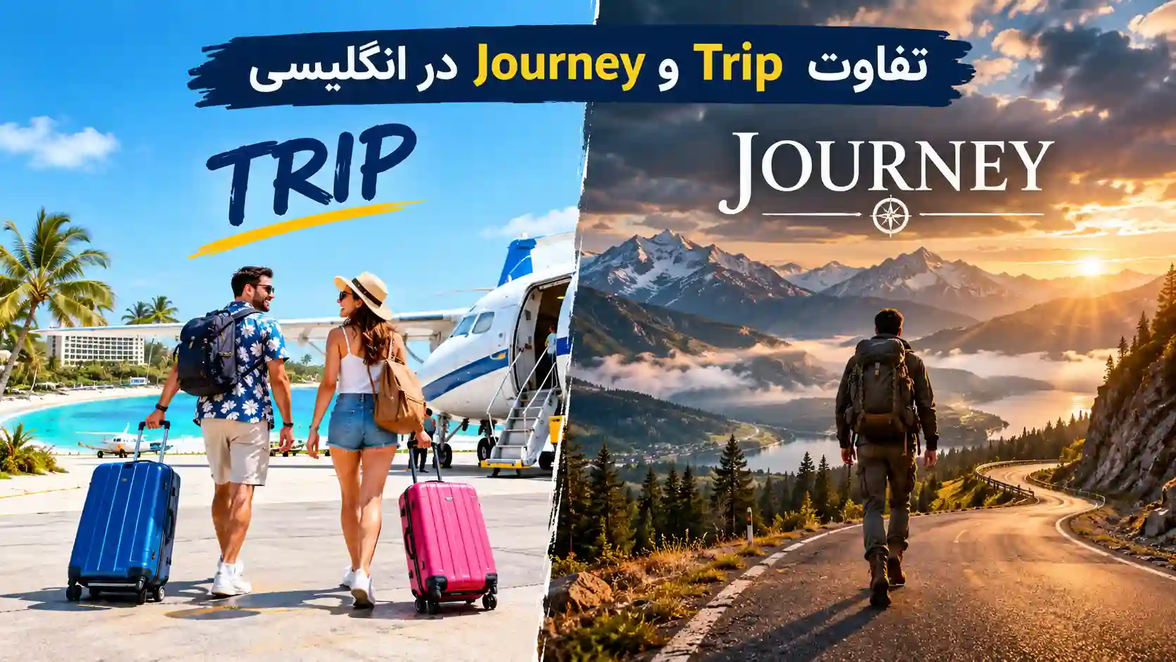 تفاوت Trip و Journey