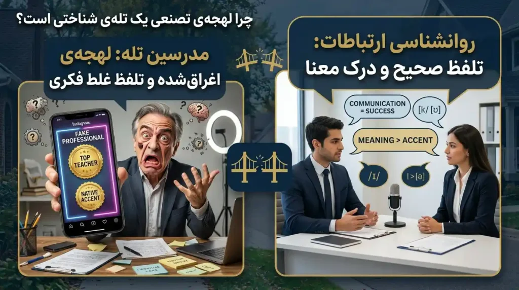 روانی کلام در مقابل وسواس لهجه 