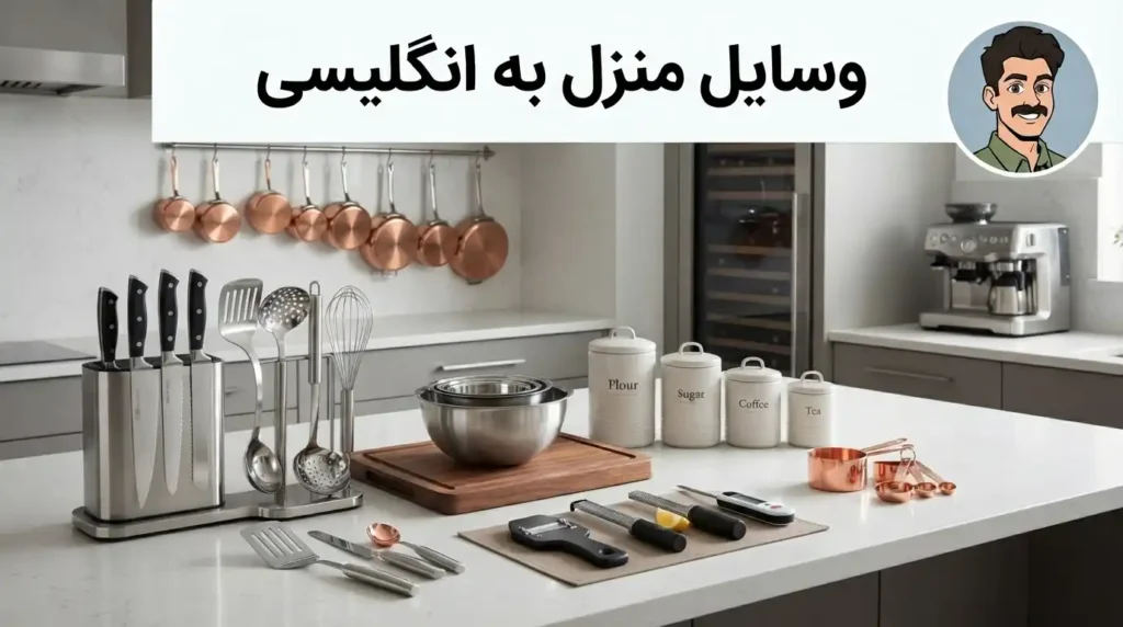 وسایل اشپزخانه به انگلیسی
