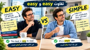 easy و simple