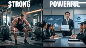 strong و powerful