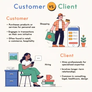 تفاوت Customer و Client